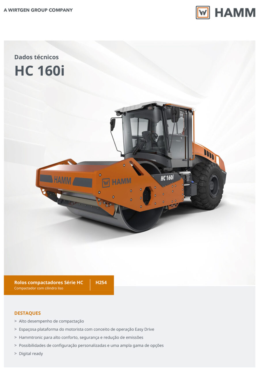 Catálogo Hamm HC 160i