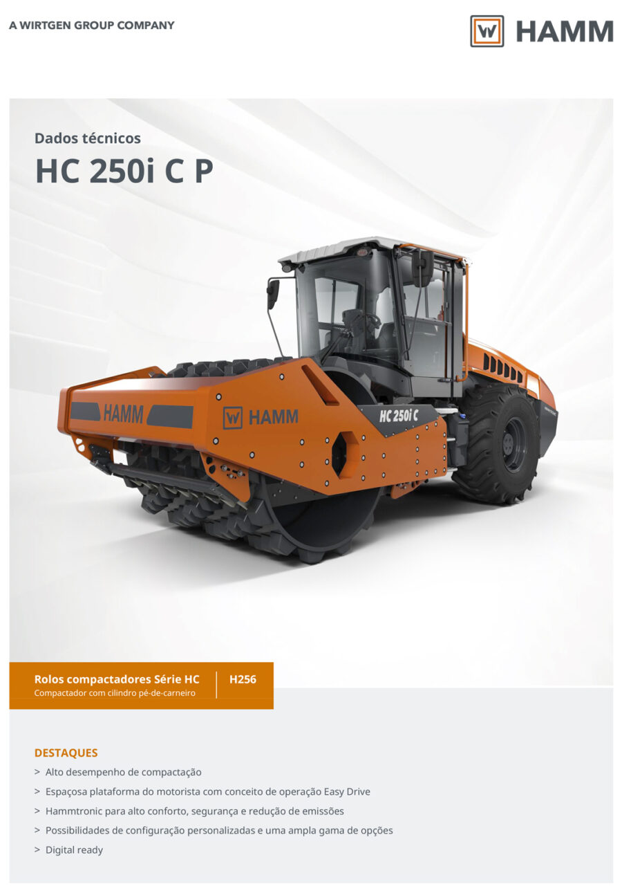 Catálogo Hamm HC 250i