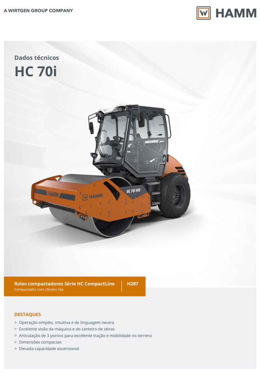 Catálogo Hamm HC 70i