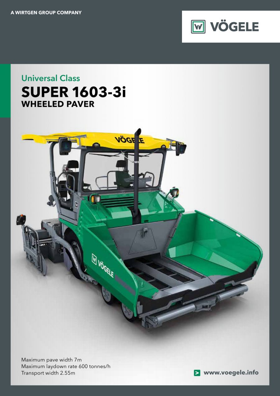 Catálogo Vögele Super 1603-3i