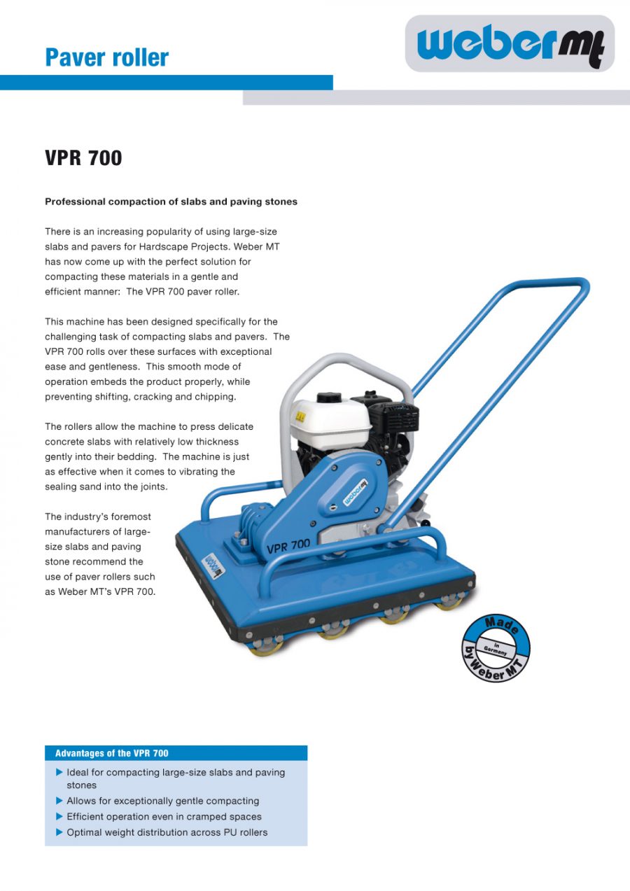 VPR 700 - Catálogo